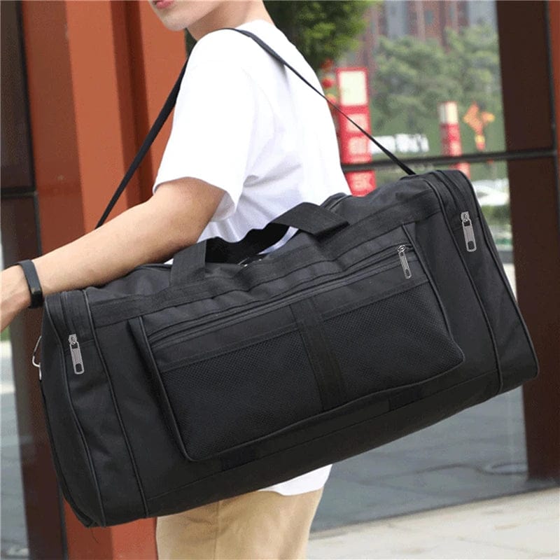 Women Men Nylon Travel Duffel Bag Carry On Luggage Bag Men Tote Large Capacity Weekender Gym Sport Holdall Overnight Bag Pouches - SHOWLU FASHION STORE