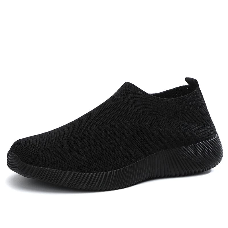 LIZUXIE women's slip-on vulcanized sneakers made of cotton fabric, comfortable walking flats, high-quality casual shoes for women.