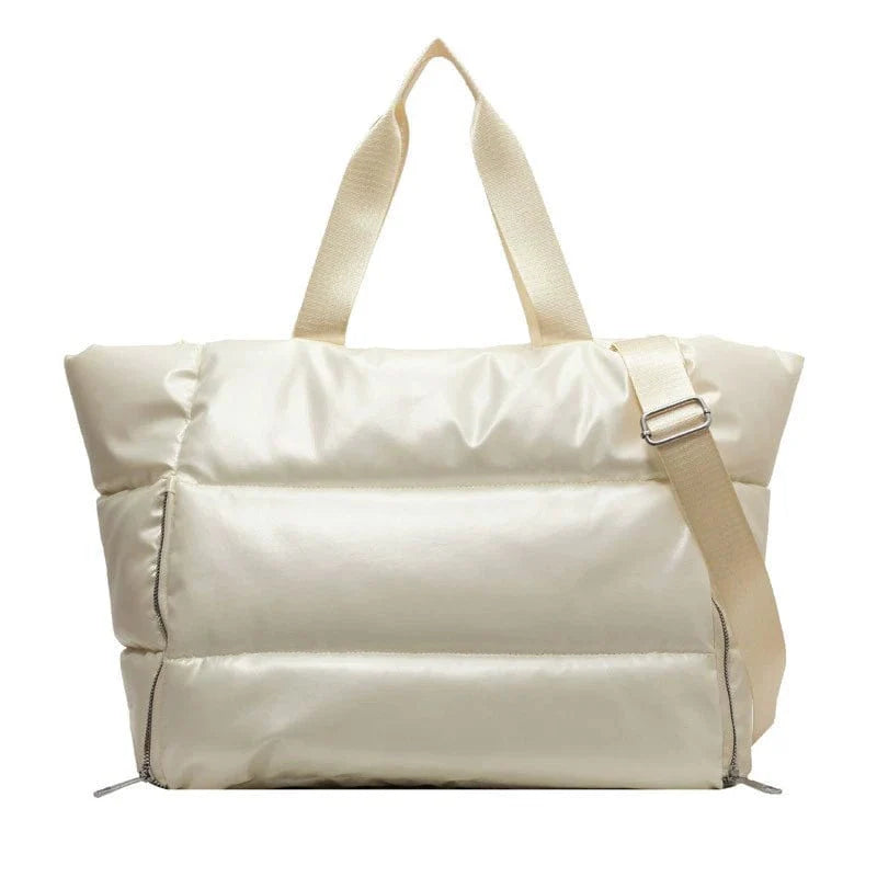 Showlu Women's Oxford Yoga Gym Bag with large capacity, on a shoulder, featuring a stylish and functional design for travel and training.