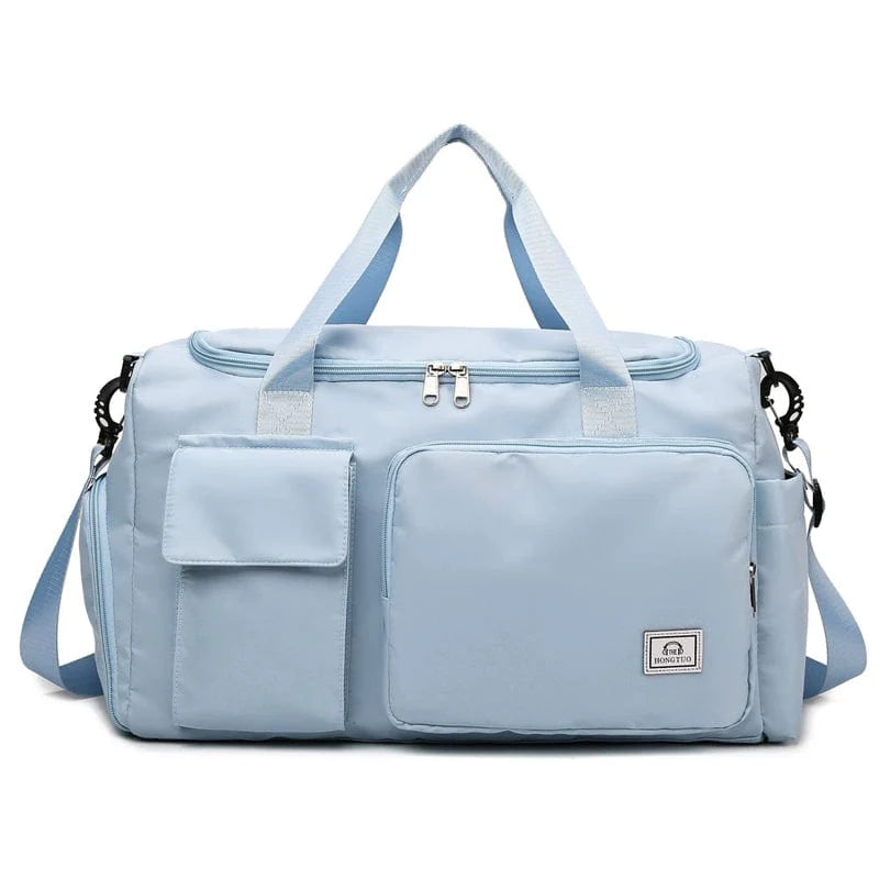 Large capacity North Tide Oxford travel bag by SHOWLU FASHION STORE, lightweight foldable handbag for women’s outdoor travel and luggage.