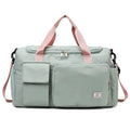 Large capacity Oxford travel bag for women by SHOWLU FASHION, lightweight, folding design, suitable for outdoor travel and school use.