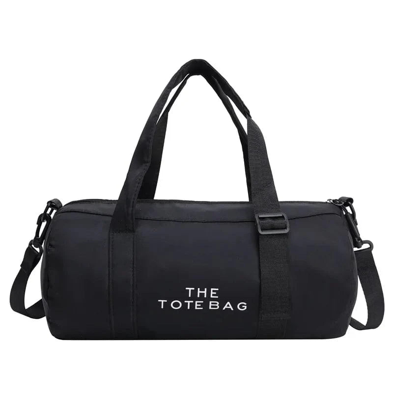Showlu Women's Nylon Gym Bag, small yoga fitness duffle with shoulder strap, ideal for travel, sports, and outdoor activities