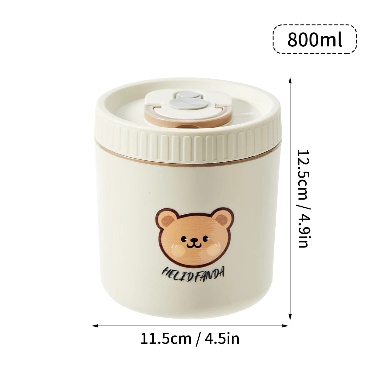WORTHBUY Portable Insulated Lunch Box 304 Stainless Steel Thermal Bento Box Leak Proof Microwave Safe Salad Food Container Box - SHOWLU FASHION STORE