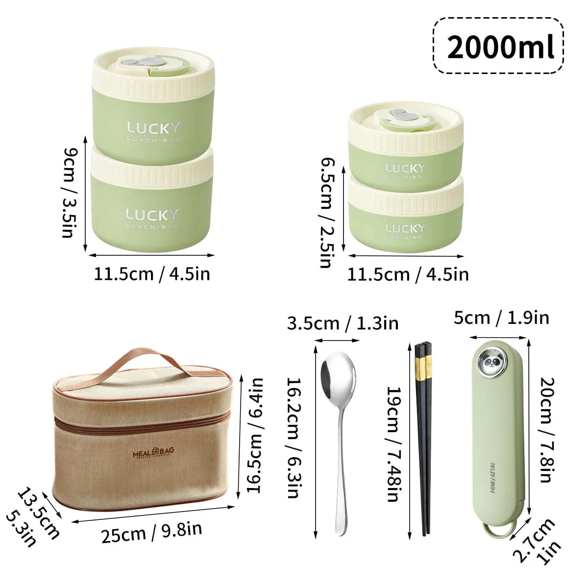 WORTHBUY 304 stainless steel thermal lunch box for kids, stackable bento box with insulated, microwave-safe food containers.