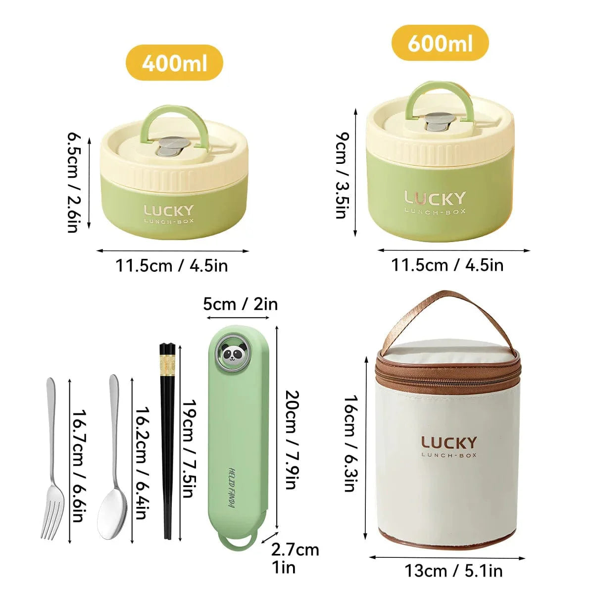 WORTHBUY 304 stainless steel insulated bento box with leak-proof lid, portable thermal food container suitable for lunch and soups.