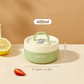 Worthbuy 304 stainless steel insulated bento box with leak-proof lid, portable thermal food container for lunch and soup.