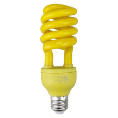 Yellow E27 Semi Spiral Energy - saving Lamp UV Resistant Plant Lamp Archives Dust - free Workshop Mosquito Repellent Bulb - SHOWLU FASHION STORE