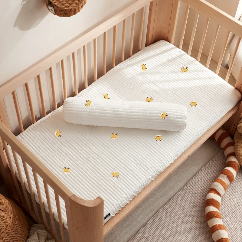 Jessie Bei Baby Crib Bumper by SHOWLU FASHION STORE, soft cylindrical bed pillow for anti-collision and added sleeping comfort for infants.