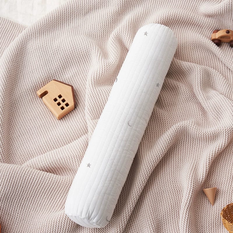 Jessie Bei Baby Crib Bumper by SHOWLU FASHION STORE, soft cylindrical pillow for anti-collision and added comfort in a crib.