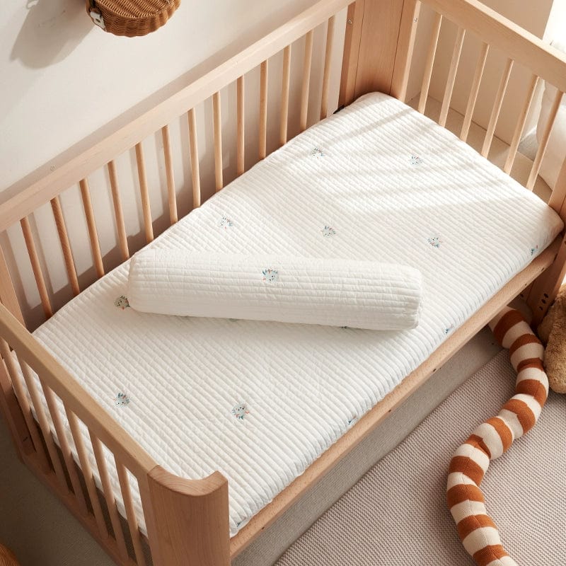 Jessie Bei Baby Crib Bumper by SHOWLU FASHION STORE, soft cylindrical pillow for anti-collision and added sleeping comfort in cribs