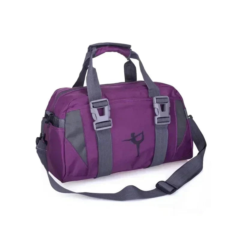 Showlu Fashion waterproof nylon yoga fitness bag with shoulder strap, suitable for women’s travel, gym, and sports gear.