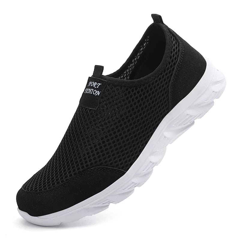YRLZ Men's mesh running shoes by SHOWLU FASHION STORE, lightweight breathable slip-on sneakers for men, size 39-46