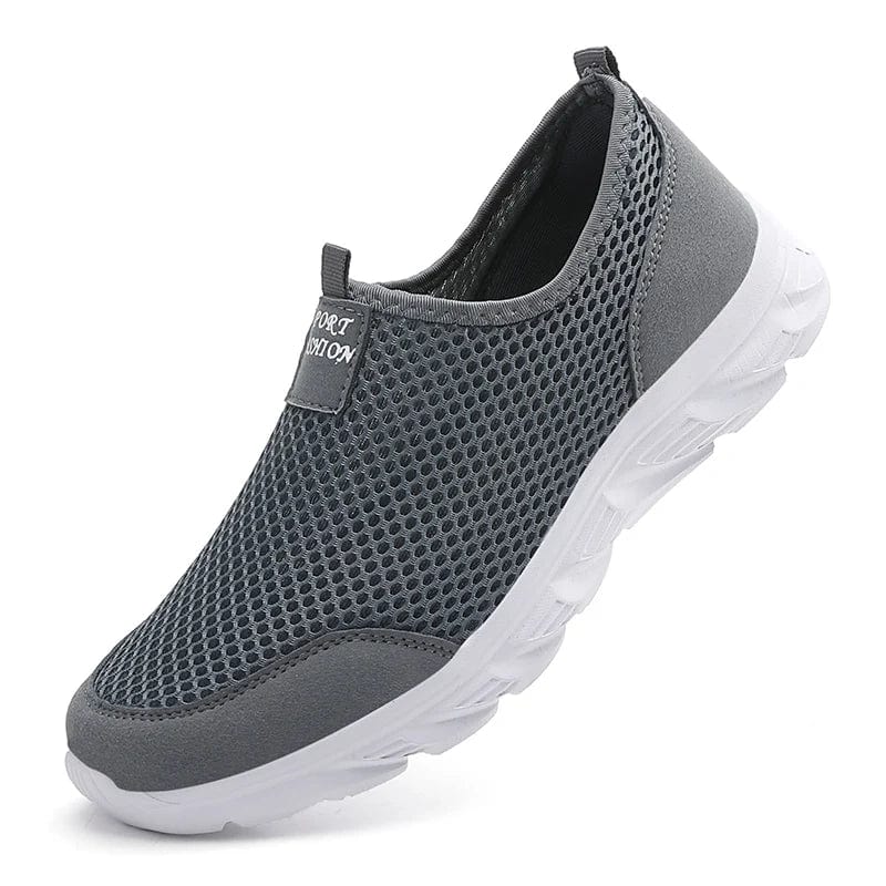 Men's YRZL Mesh Running Shoes by SHOWLU FASHION STORE, lightweight breathable slip-on sneakers for sports and summer wear.