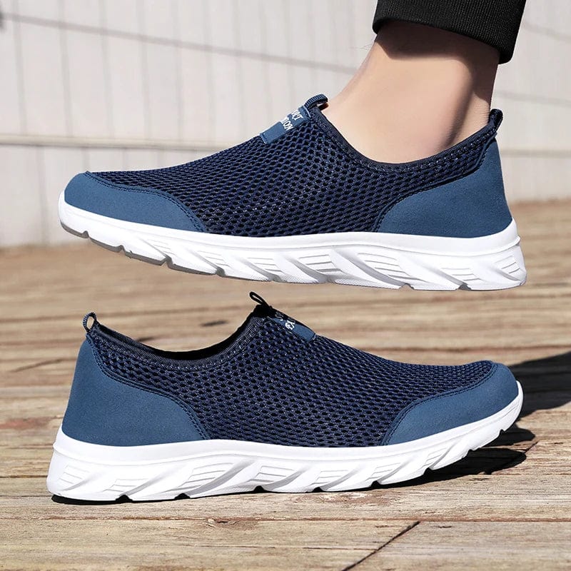 YRLZ Men's mesh running shoes by SHOWLU FASHION STORE, lightweight breathable slip-on sneakers for men in size 39-46