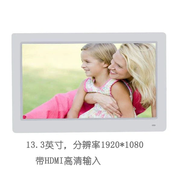 Yunzhixing 10-inch IPS digital photo frame displaying photos with high-definition screen and multimedia playback.
