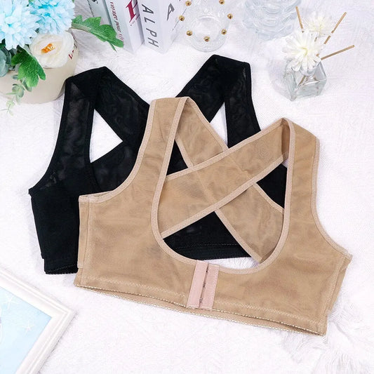 Showlu Fashion Store 0 Blcak  L 1 Invisible Body Shaper Corset Women Chest Posture Corrector Belt Back Shoulder Support Brace Posture Correction for Care