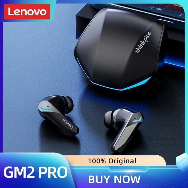 Anel Demosthene General Store 0 Original Lenovo GM2 Pro 5.3 Earphone Bluetooth Wireless Earbuds Low Latency Headphones HD Call Dual Mode Gaming Headset With Mic