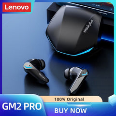 Anel Demosthene General Store 0 Original Lenovo GM2 Pro 5.3 Earphone Bluetooth Wireless Earbuds Low Latency Headphones HD Call Dual Mode Gaming Headset With Mic