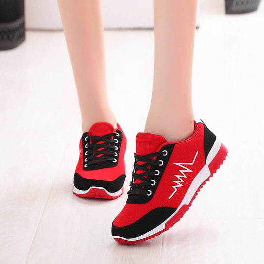 Anel Demosthene General Store 0 Wedge Shoes Woman New Mesh Women Shoes Luxury Designers Lace-Up Red Black Women Sneakers Casual Chaussures Femme Basket Femme