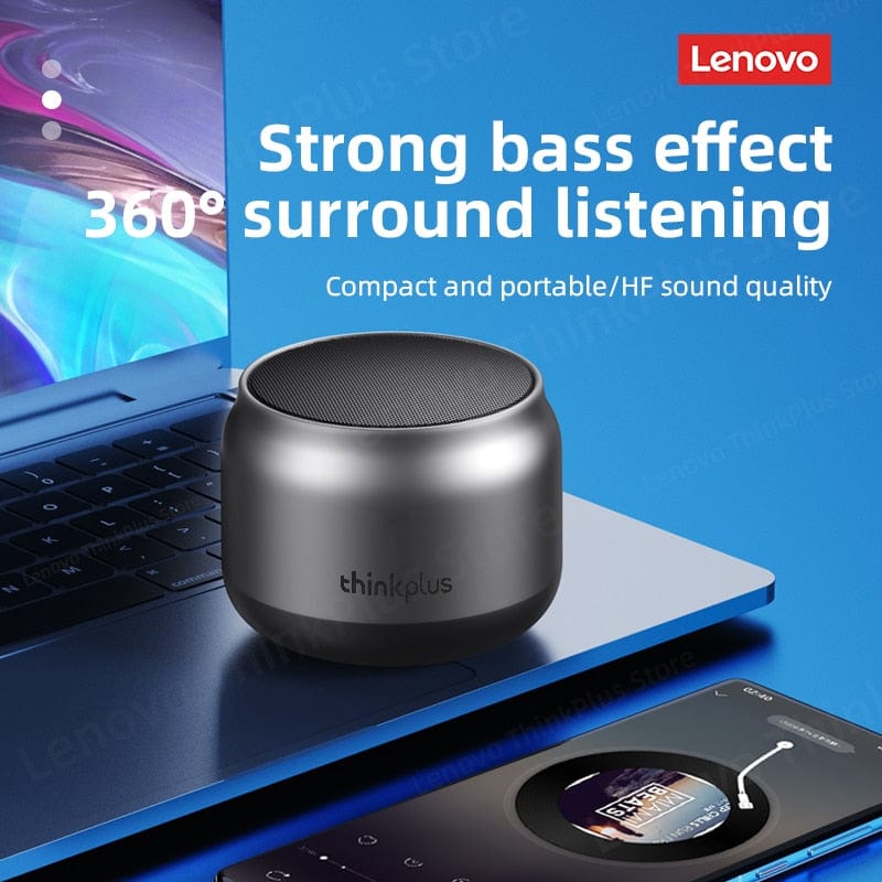 Showlu Fashion Store 0 100% Original Lenovo K30 Portable Hifi Bluetooth Wireless Speaker Waterproof USB Outdoor Loudspeaker Music Surround Bass Box Mic