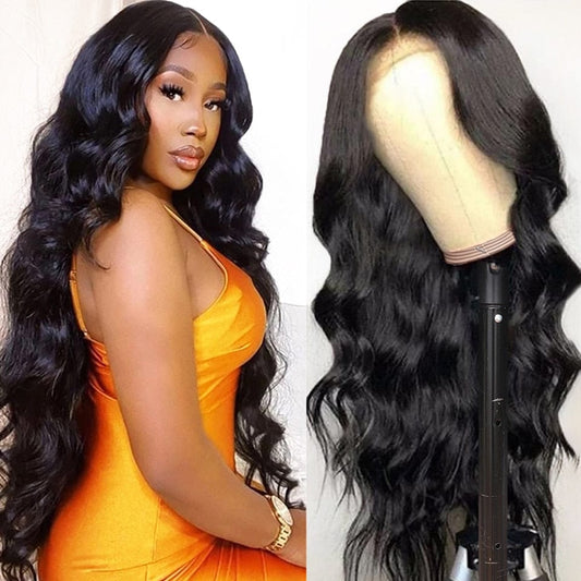 Showlu Fashion Store 0 10inches / 150% / 4x4 Glueless Wig 13x4 Lace Frontal Human Hair Wig Glueless Wig Human Hair Ready To Wear 4x4 Body Wave Lace closure wig Pre Cut