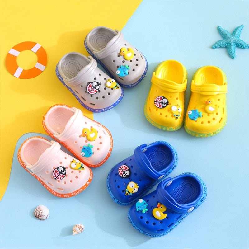 Showlu Fashion Store 0 Baby Shoes Sandals for Girls Boy Mules Baby Girl Shoes Cartoon Sandal Infantile for Boy Children's Garden Shoes