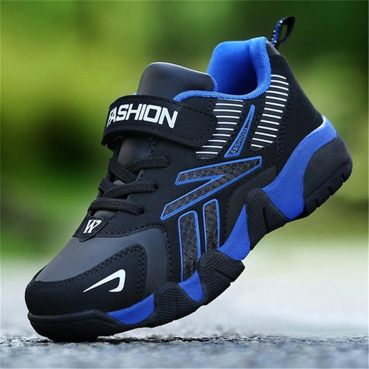 Showlu Fashion Store 0 Blue / 28 Sport Kids Sneakers Boys Casual Shoes For Children Sneakers Girls Shoes Leather Anti-slippery Fashion tenis infantil menino Mesh