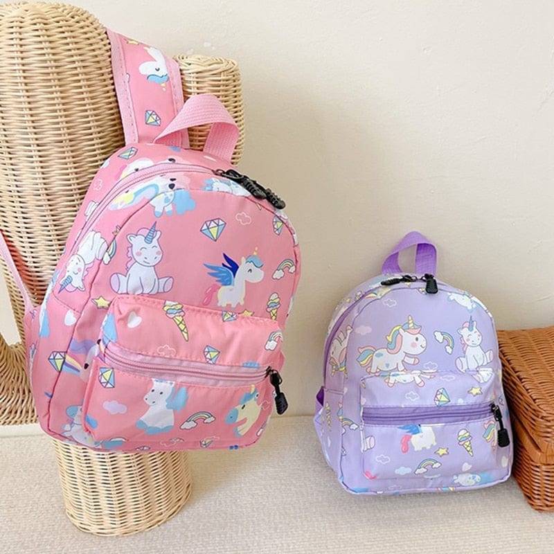 Showlu Fashion Store 0 Children Backpack Cartoon Dinosaur Unicorn Pattern Baby Cute Kindergarten Schoolbag Waterproof Kids Bags Boys Girls Backpacks