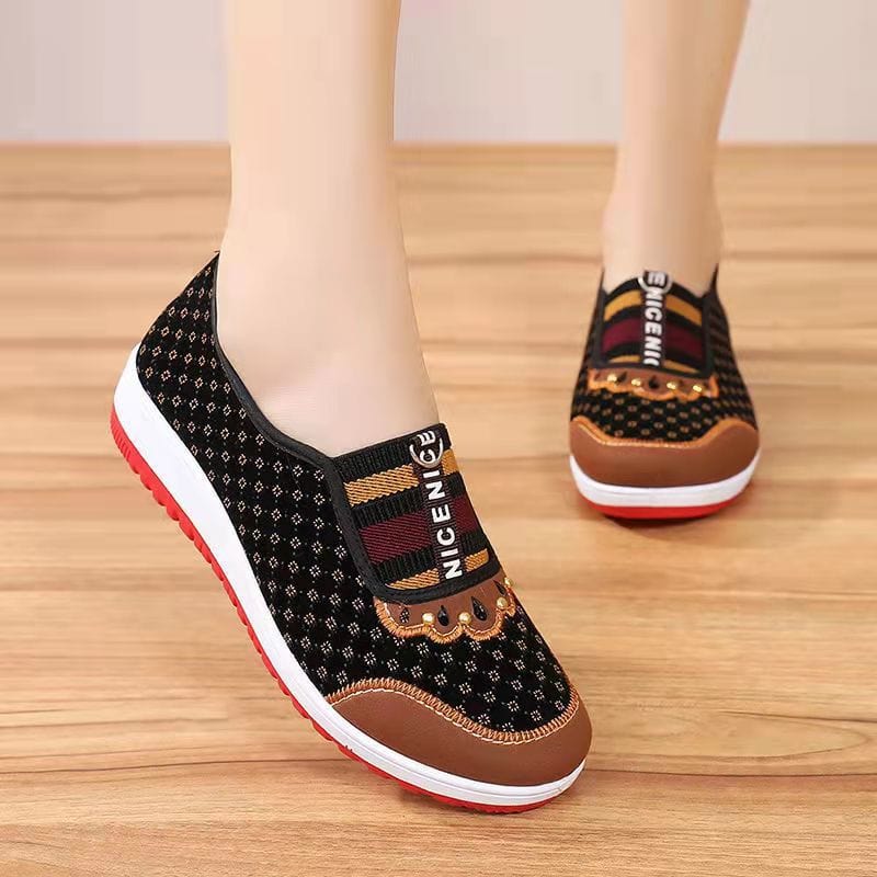 Showlu Fashion Store 0 Fashion Spring and Autumn Woman High Quality Sports Shoes Women's Soft Bottom Non-slip Shoes Flat Casual Flats Shoes 2023