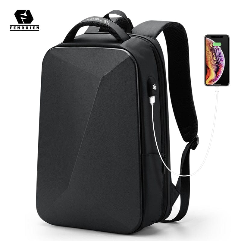 Showlu Fashion Store 0 Fenruien Brand Laptop Backpack Anti-theft Waterproof School Backpacks USB Charging Men Business Travel Bag Backpack New Design