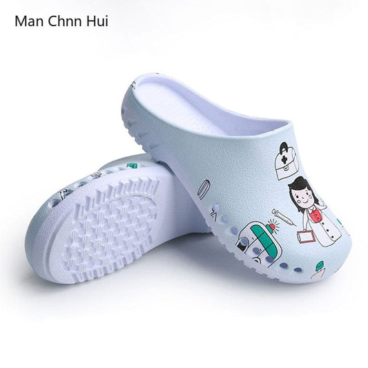 Showlu Fashion Store 0 Hospital Surgical Medical Slipper Men Women Doctor EVA Anti-Slip Medica Shoes Nurse Clogs Nursing Clogs Beauty Salon Work Shoes