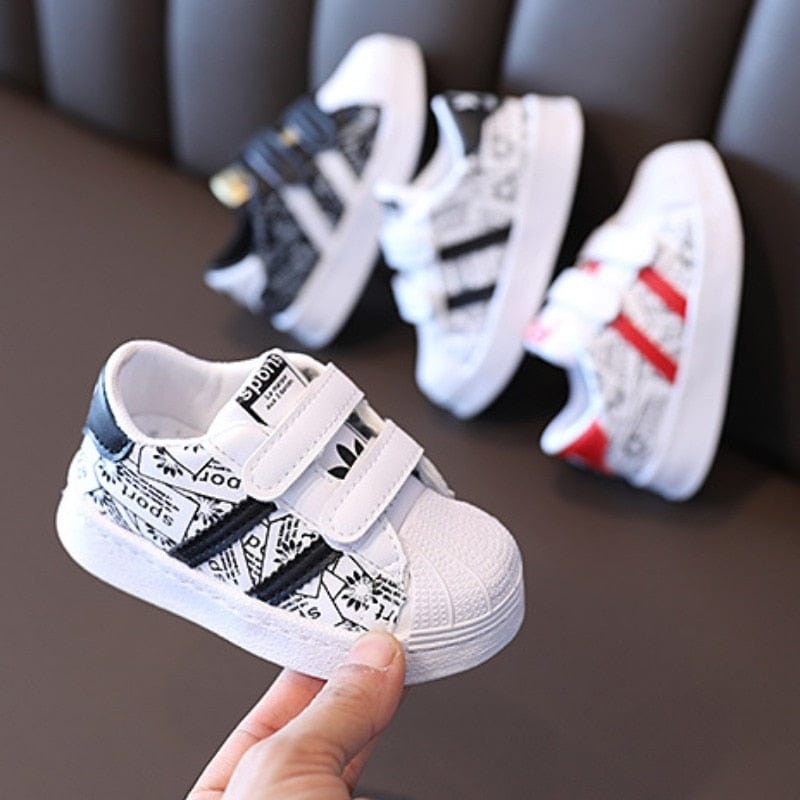 Showlu Fashion Store 0 Kids Shoes for Baby Girls and Boys Anti-slip Soft Rubber Bottom Baby Sneaker Casual Flat Shoes Children Size 21-30