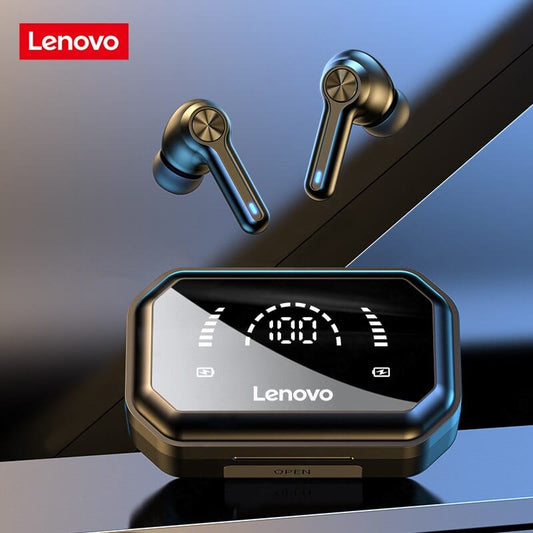 Showlu Fashion Store 0 Lenovo LP3 Pro Earphones TWS Bluetooth 5.0 Wireless HIFI Music Headset Display 1200mAh Battery Headphones Gaming Earbuds