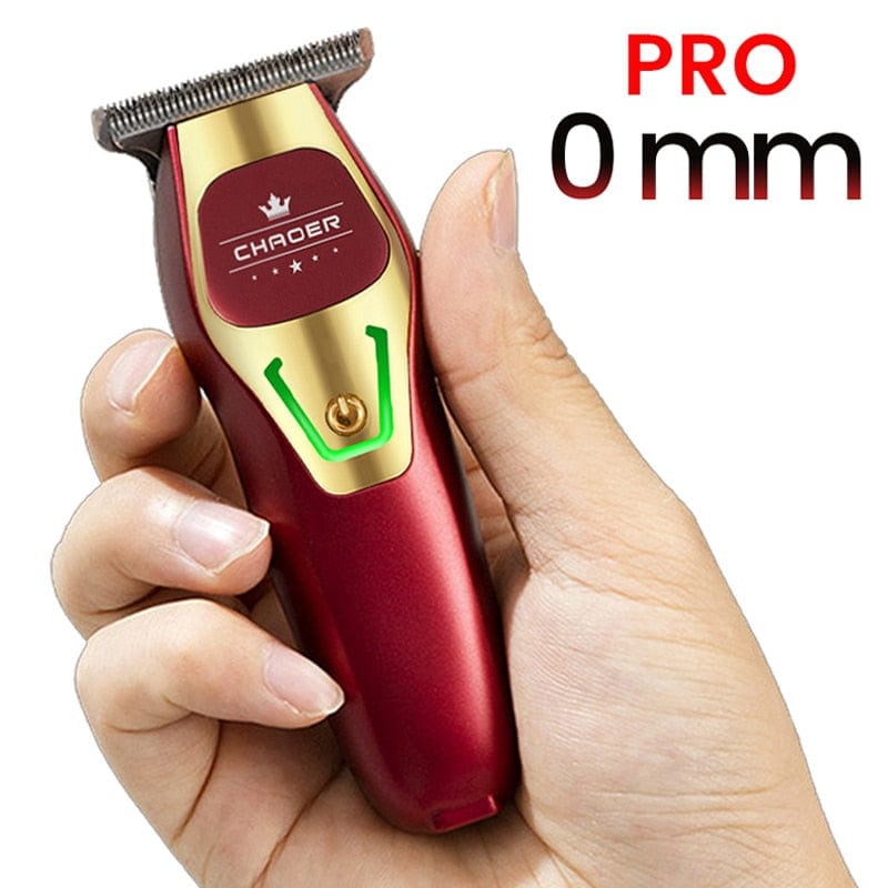 Showlu Fashion Store 0 Powerful Professional Hair Trimmer Men 0 MM T Blade Electric Clipper Rechargeable Barber Haircut Machine Beard Trimmer Shaver