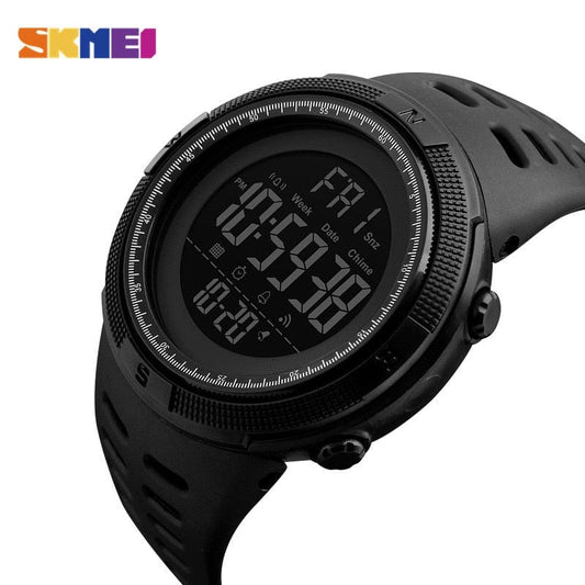 Showlu Fashion Store 0 SKMEI Fashion Outdoor Sport Watch Men Multifunction Watches Alarm Clock Chrono 5Bar Waterproof Digital Watch reloj hombre 1251