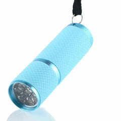 Showlu Fashion Store Blue 12W UV Nail Lamp Mini gel polish Lamp Flashlight Torch Wireless Nail Lamp