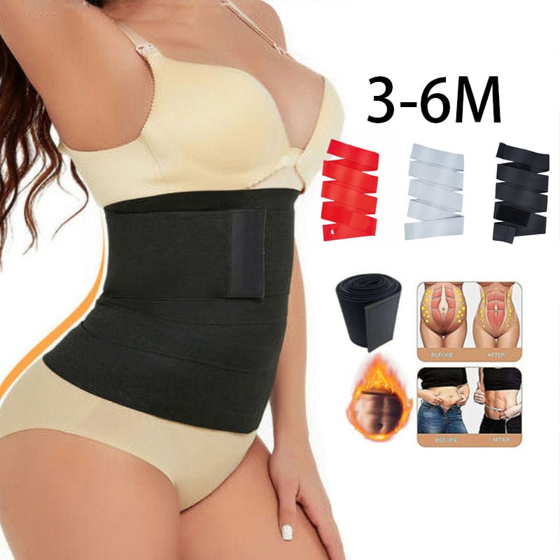 Showlu Fashion Store Fashion Design Quality Detachable Slimming Corset Fitness Shaper Waist Belt Wrap High Compression Waist Trainer