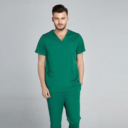 Showlu Fashion Store grey anatomy jogger style doctor nurse medical hospital uniform Clinical scrub suit sets