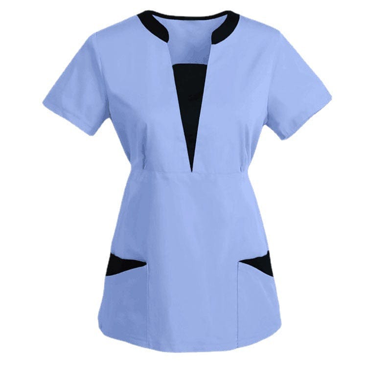 Showlu Fashion Store Hospital Nurse's coat shirt scrubs top Dental coat