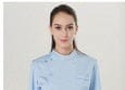  Showlu Fashion Store L / light blue short sleeve  female doctor Uniform unisex hospital medical  nurse dentist scrubs set