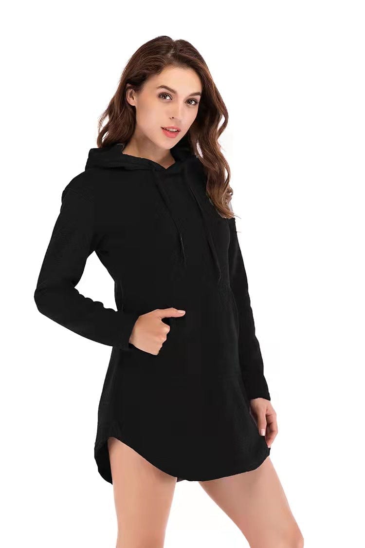 Showlu Fashion Store XXL / black Women's spring autumn Hoodie nurse's sweater sports training clothes