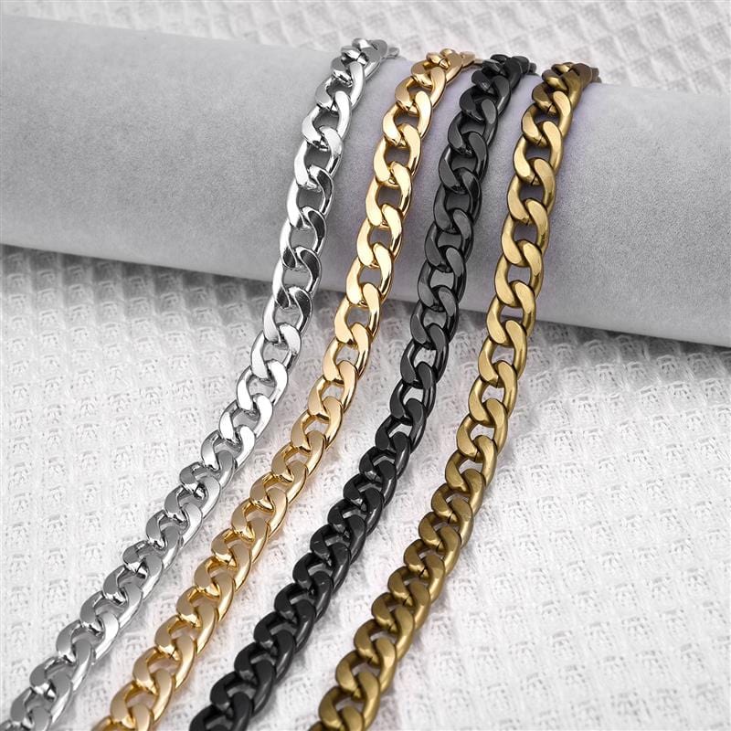 Showlu Store Nation 0 Metal Aluminum Bag Chain Replacement Parts Accessories For Hand-Woven Shoulder Handbag DIY Handmade Detachable Straps